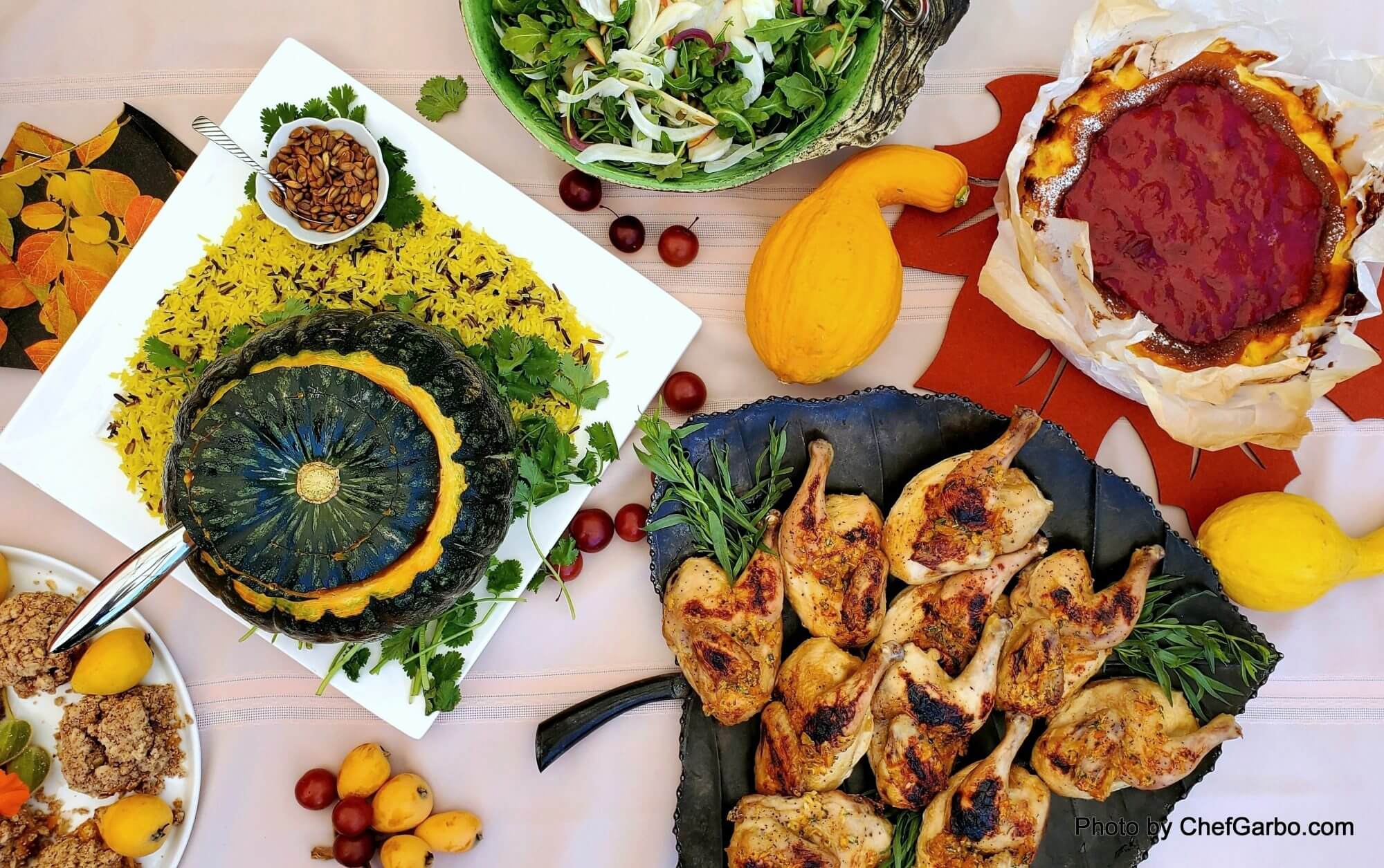 Recipe BasqueStyle Cheesecake with Plum Compote Bay Area Personal Chefs